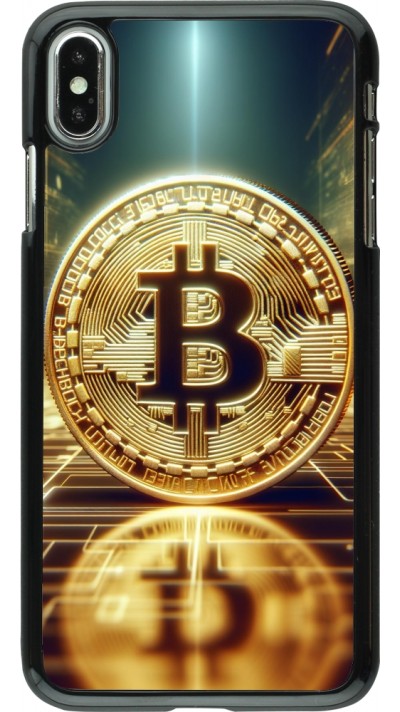 iPhone Xs Max Case Hülle - Bitcoin Stehen