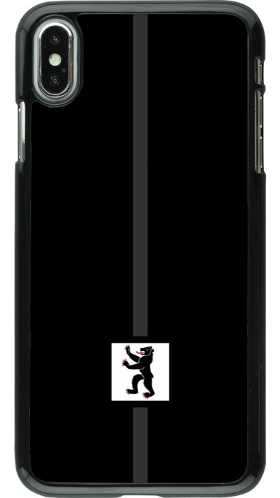 iPhone Xs Max Case Hülle - Kanton AI schwarz