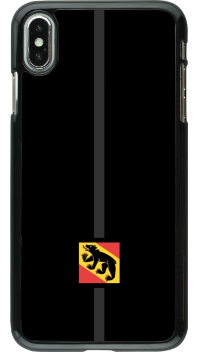 iPhone Xs Max Case Hülle - Kanton BE schwarz