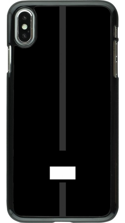 iPhone Xs Max Case Hülle - Kanton FR schwarz