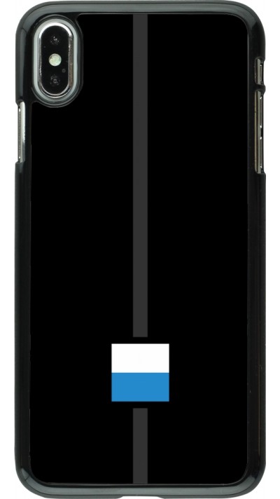 iPhone Xs Max Case Hülle - Kanton LU schwarz