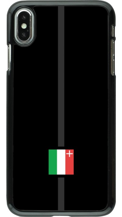 iPhone Xs Max Case Hülle - Kanton NE schwarz