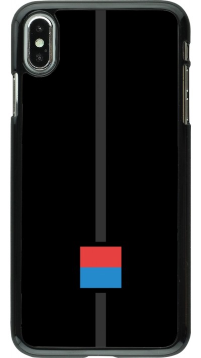 iPhone Xs Max Case Hülle - Kanton TI schwarz