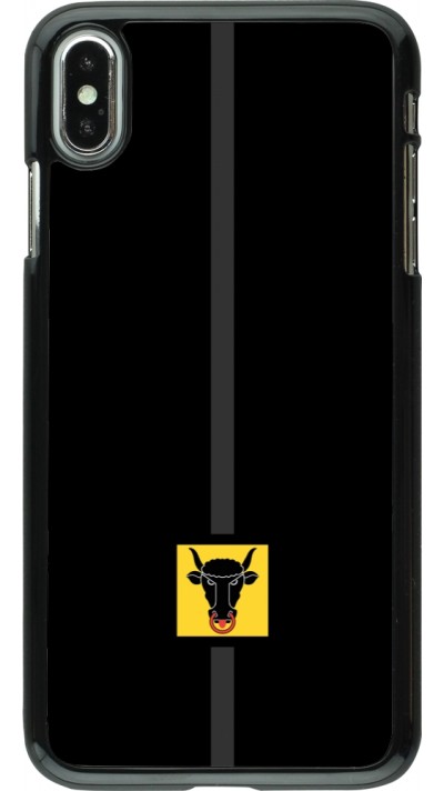 iPhone Xs Max Case Hülle - Kanton UR schwarz