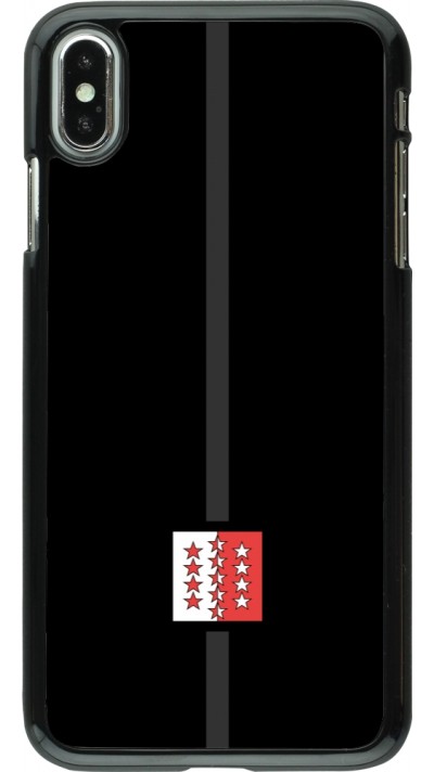 iPhone Xs Max Case Hülle - Kanton VS schwarz