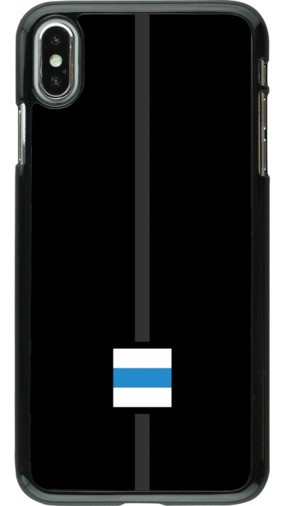 iPhone Xs Max Case Hülle - Kanton ZG schwarz