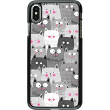 Hülle iPhone Xs Max - Katzenschwärme