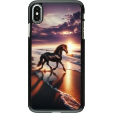 iPhone Xs Max Case Hülle - Pferd majestätisch Strand