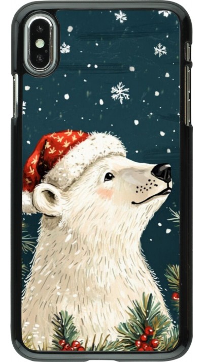 iPhone Xs Max Case Hülle - Christmas 25 Bear
