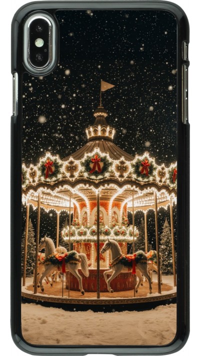 iPhone Xs Max Case Hülle - Christmas 25 Carousel
