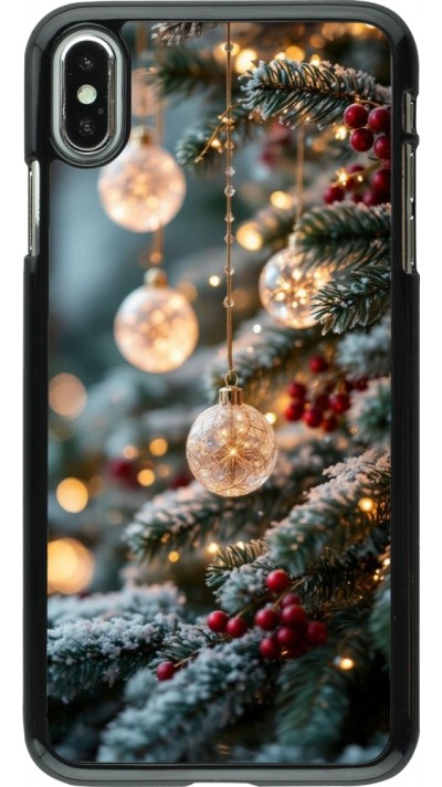 iPhone Xs Max Case Hülle - Christmas 25 Xmas Decorated Tree