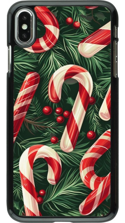 iPhone Xs Max Case Hülle - Christmas 25 Xmas Stick