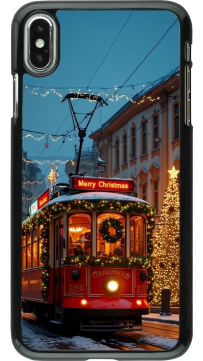 iPhone Xs Max Case Hülle - Christmas 25 Xmas Train