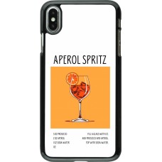iPhone Xs Max Case Hülle - Cocktail Rezept Aperol Spritz