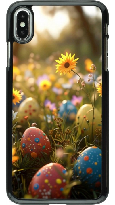 iPhone Xs Max Case Hülle - Easter 2026 Decorated eggs