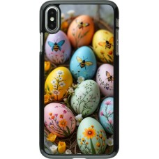 iPhone Xs Max Case Hülle - Easter 2026 Eggs with bees