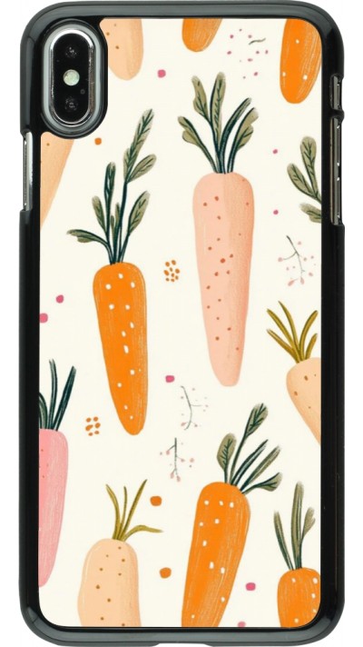 iPhone Xs Max Case Hülle - Easter 2026 Illustration carrots