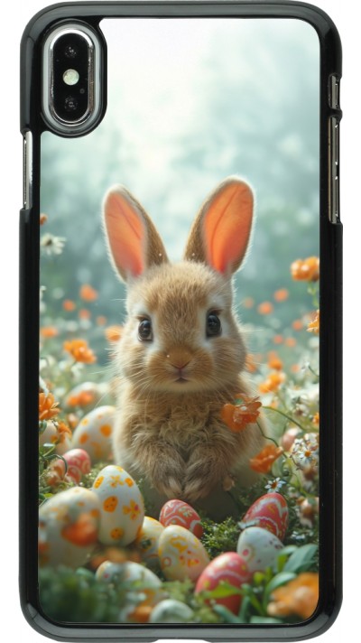 iPhone Xs Max Case Hülle - Easter 2026 Rabbit in the garden