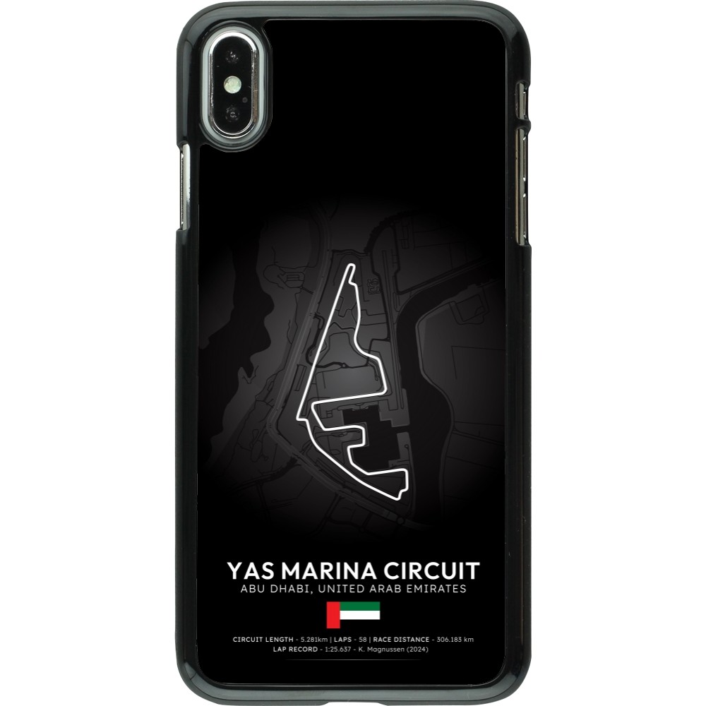 iPhone Xs Max Case Hülle - F1 Track 2025 Abu Dhabi