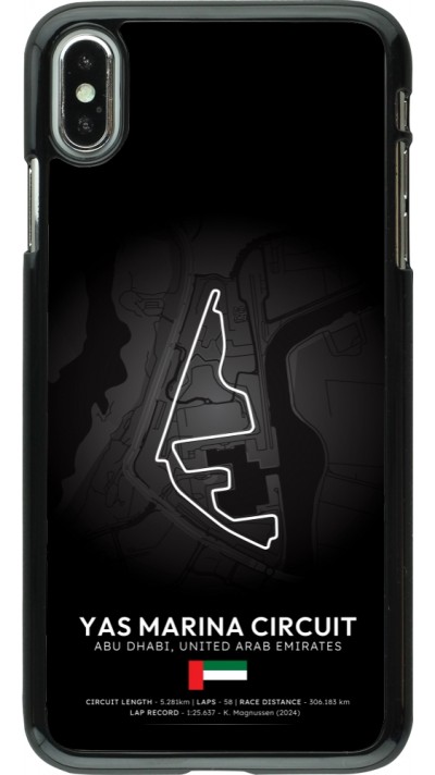 iPhone Xs Max Case Hülle - F1 Track 2025 Abu Dhabi