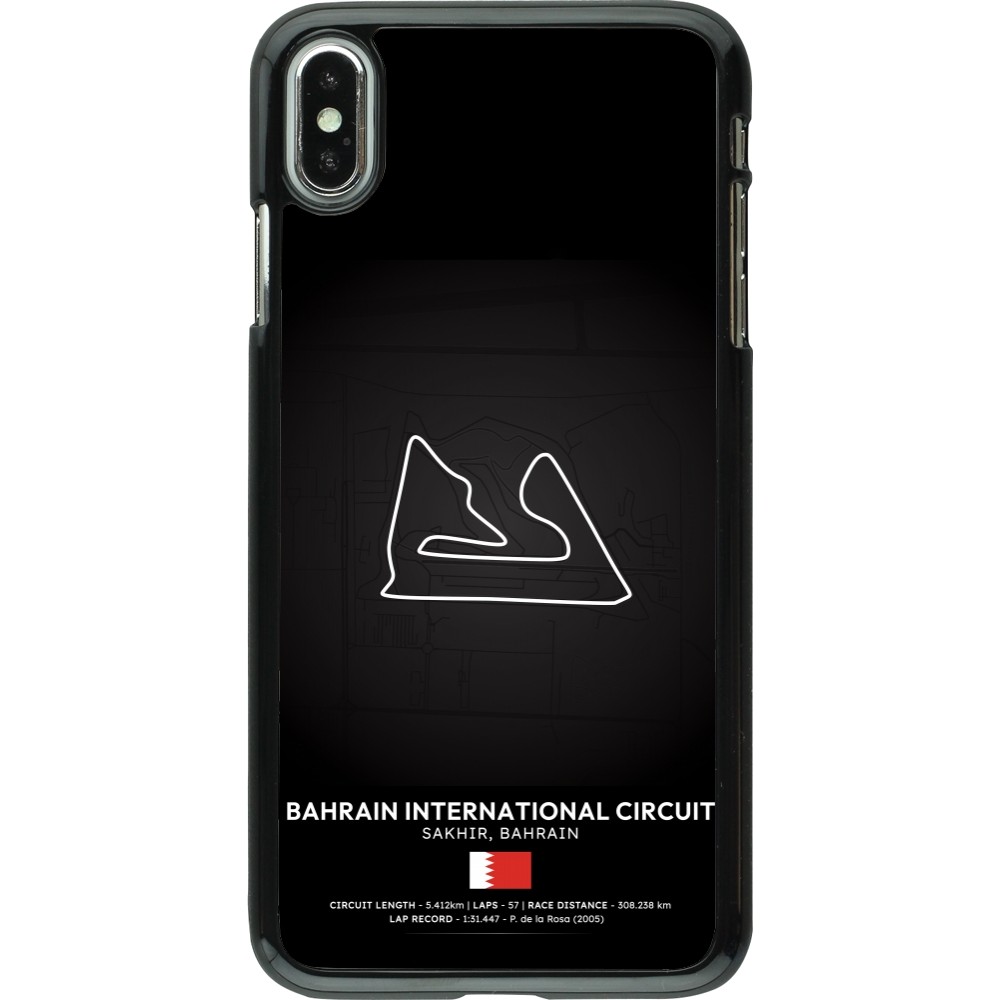iPhone Xs Max Case Hülle - F1 Track 2025 Bahrain