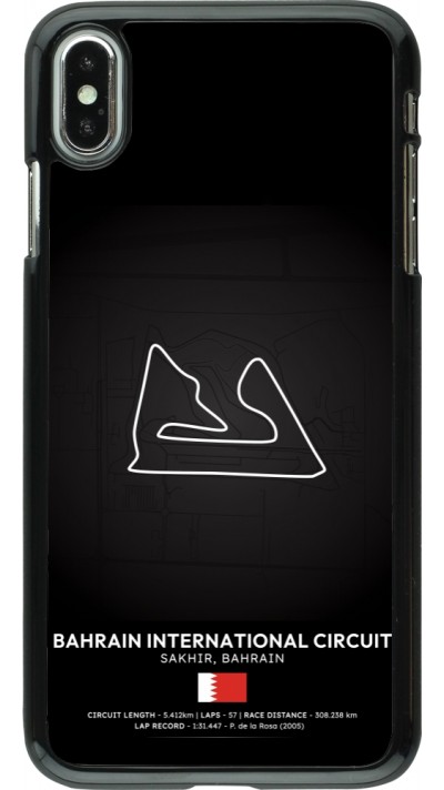 iPhone Xs Max Case Hülle - F1 Track 2025 Bahrain