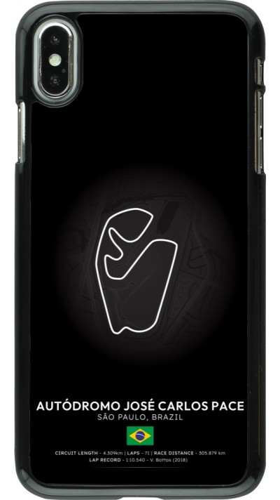 iPhone Xs Max Case Hülle - F1 Track 2025 Brazil