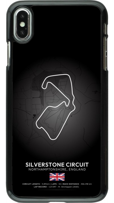iPhone Xs Max Case Hülle - F1 Track 2025 Great Britan