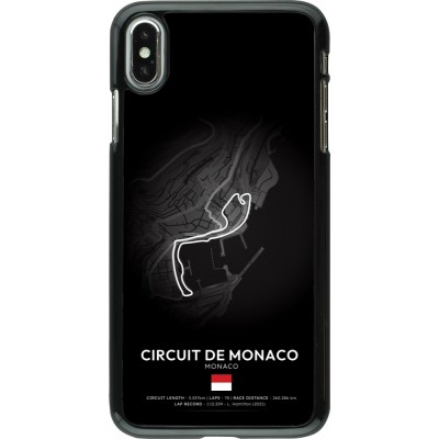 iPhone Xs Max Case Hülle - F1 Track 2025 Monaco