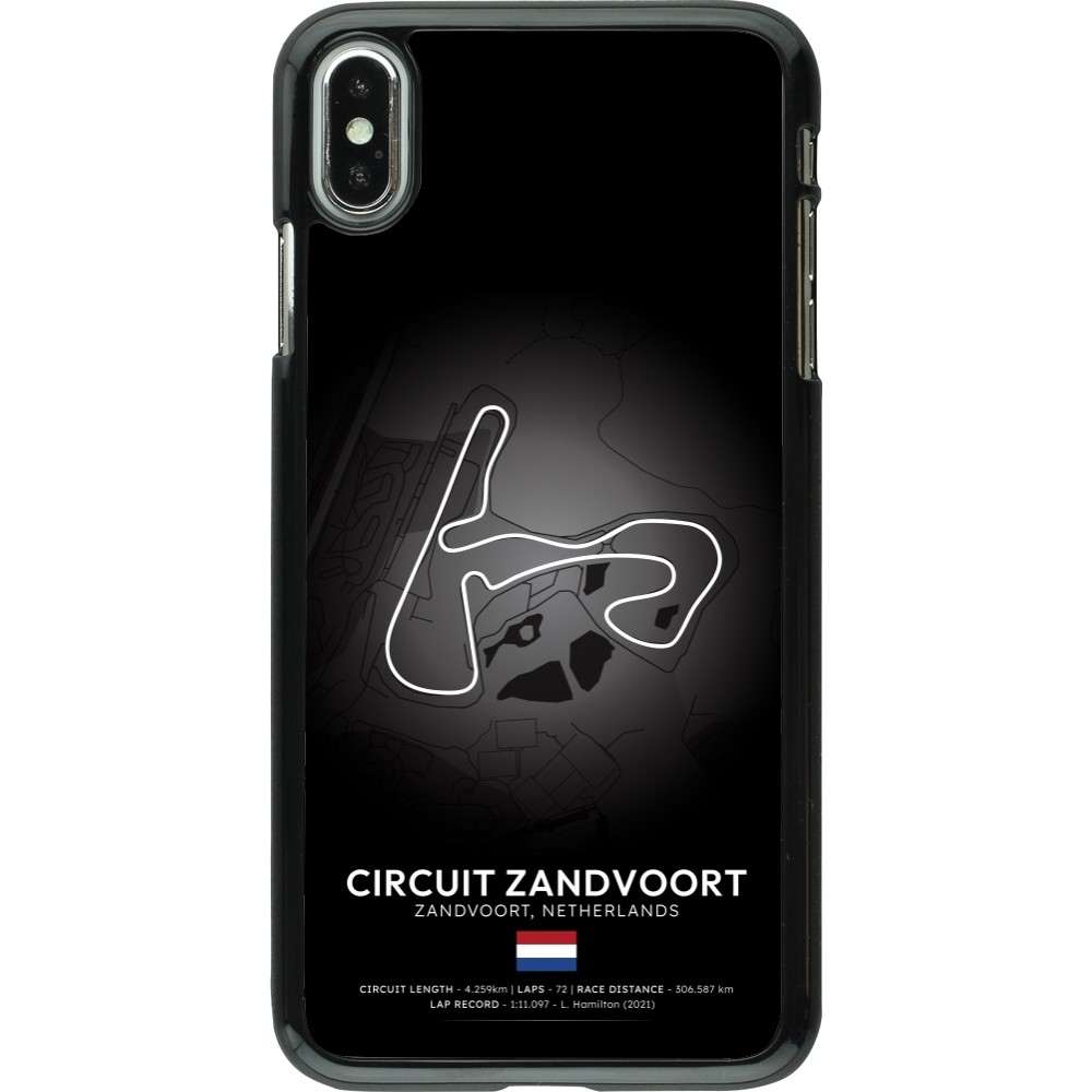 iPhone Xs Max Case Hülle - F1 Track 2025 Netherlands