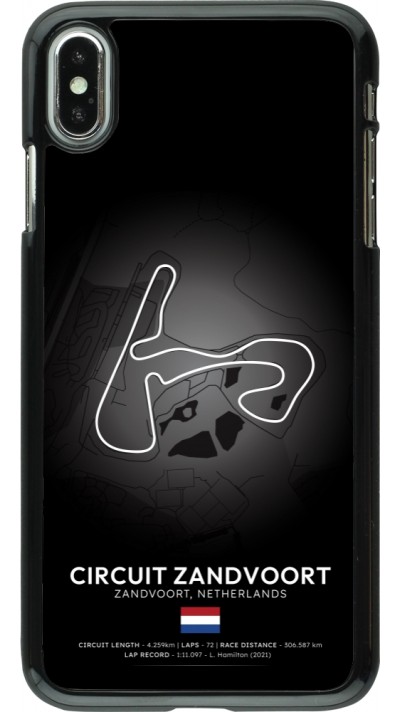 iPhone Xs Max Case Hülle - F1 Track 2025 Netherlands