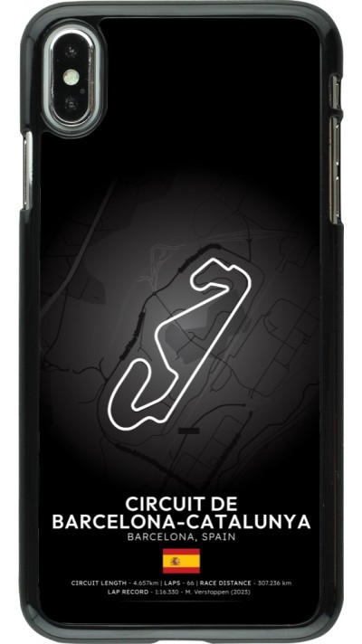 iPhone Xs Max Case Hülle - F1 Track 2025 Spain