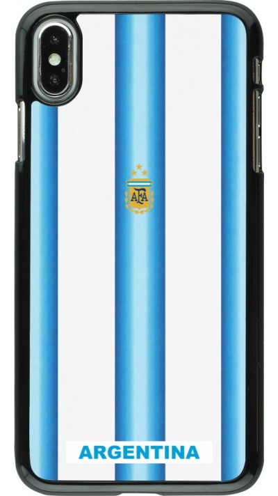 iPhone Xs Max Case Hülle - Argentinien 2026 personalisierbares Fussballtrikot