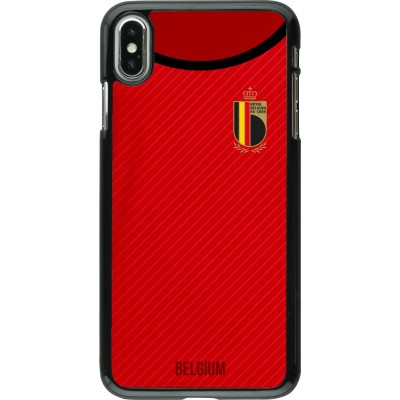 iPhone Xs Max Case Hülle - Belgien 2022 personalisierbares Fußballtrikot