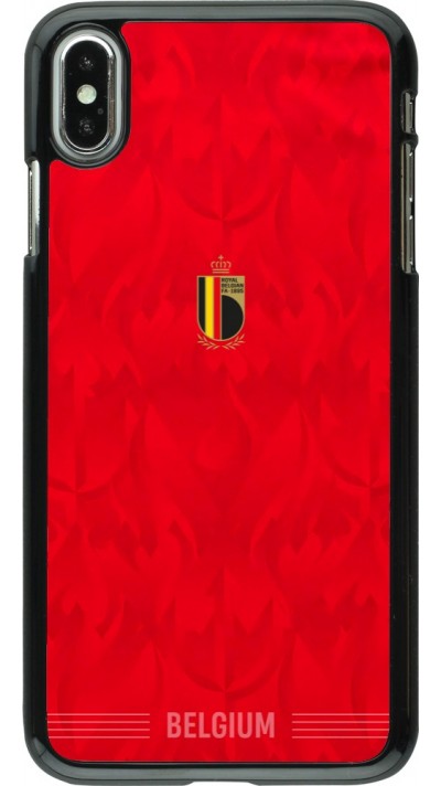 iPhone Xs Max Case Hülle - Belgien 2026 personalisierbares Fussballtrikot