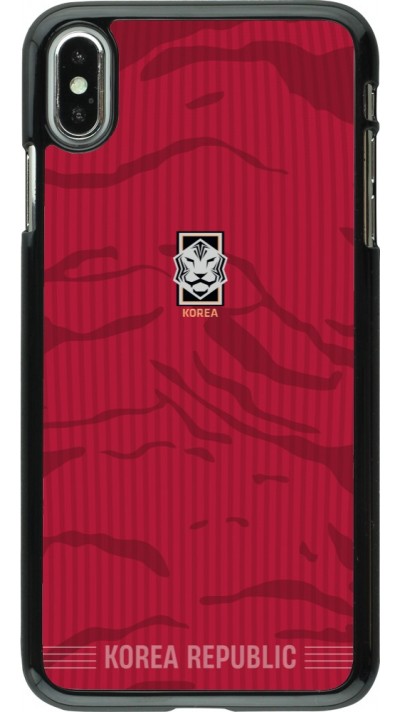 iPhone Xs Max Case Hülle - Südkorea 2026 personalisierbares Fussballtrikot