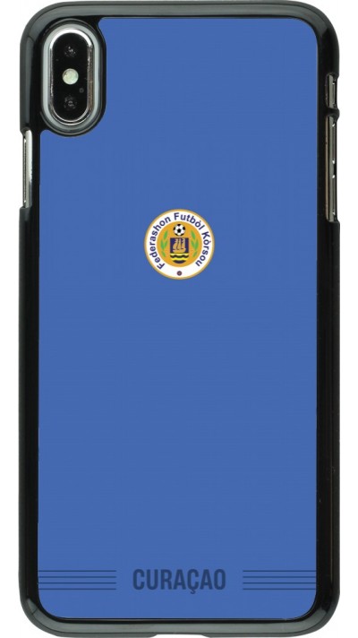 iPhone Xs Max Case Hülle - Curaçao 2026 personalisierbares Fussballtrikot