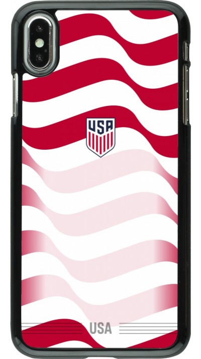 iPhone Xs Max Case Hülle - Vereinigten Staaten 2026 personalisierbares Fussballtrikot