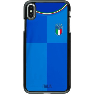 iPhone Xs Max Case Hülle - Italien 2022 personalisierbares Fußballtrikot