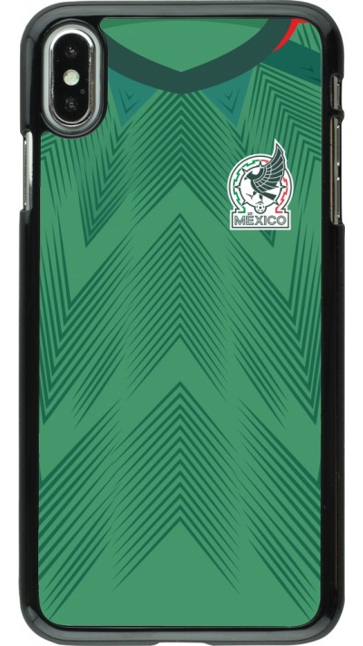 iPhone Xs Max Case Hülle - Mexiko 2022 personalisierbares Fussballtrikot