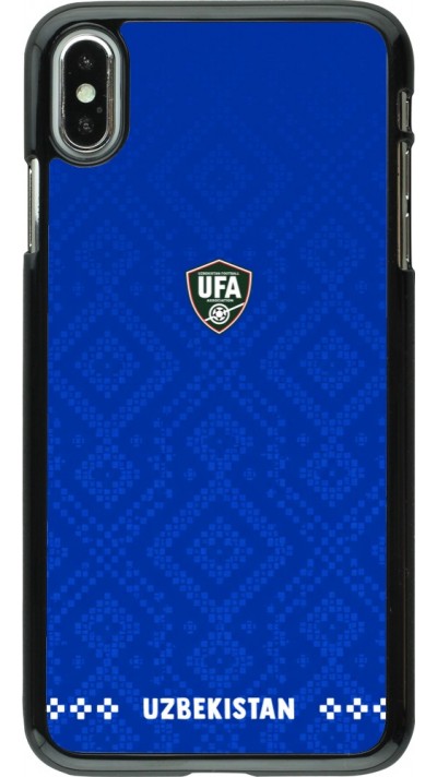 iPhone Xs Max Case Hülle - Usbekistan 2026 personalisierbares Fussballtrikot