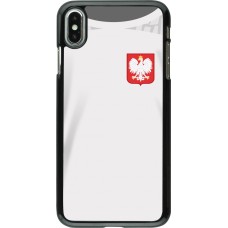 iPhone Xs Max Case Hülle - Polen 2022 personalisierbares Fussballtrikot