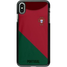 iPhone Xs Max Case Hülle - Fussballtrikot Portugal2022