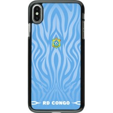 iPhone Xs Max Case Hülle - Demokratische Republik Kongo 2026 personalisierbares Fussballtrikot