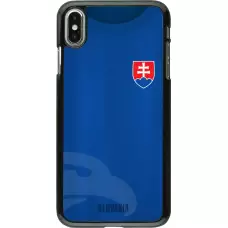iPhone Xs Max Case Hülle - Fussballtrikot Slowakei