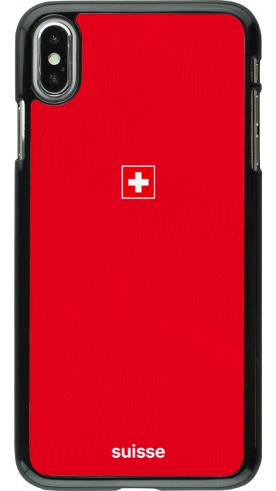 iPhone Xs Max Case Hülle - Schweiz 2026 personalisierbares Fussballtrikot
