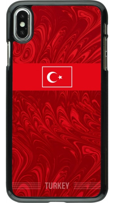 iPhone Xs Max Case Hülle - Türkei 2026 personalisierbares Fussballtrikot