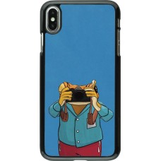 iPhone Xs Max Case Hülle - Frog with camera DTMF