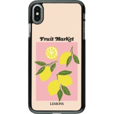 iPhone Xs Max Case Hülle - Fruit market lemons 2026