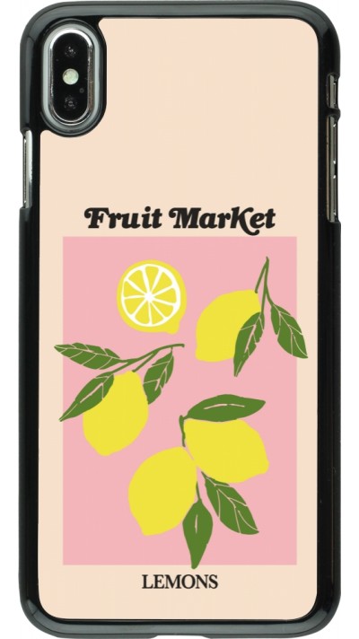 iPhone Xs Max Case Hülle - Fruit market lemons 2026